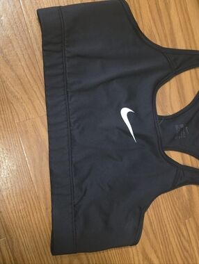Nike Women’s Black Sports Bra - Dri-FIT Support